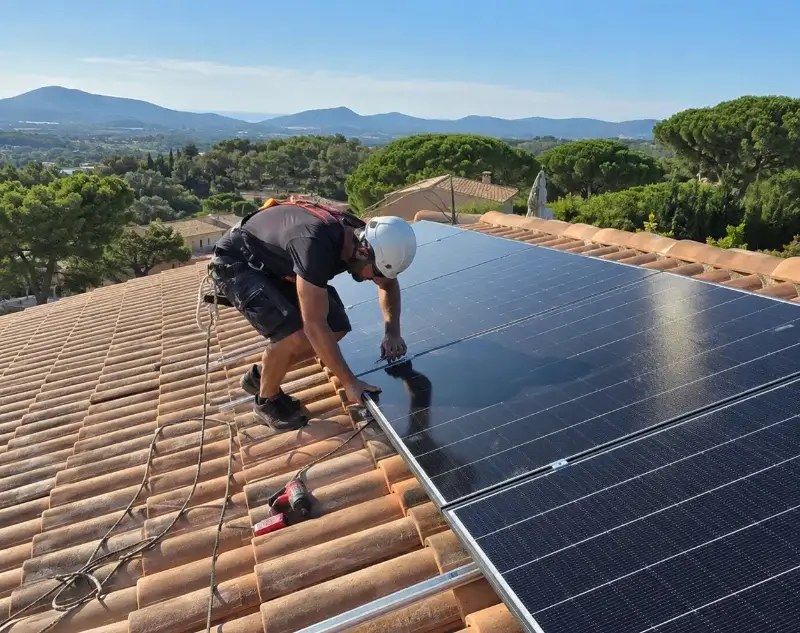 Installateur panneaux solaires Brignon — pose photovoltaïque sur toiture