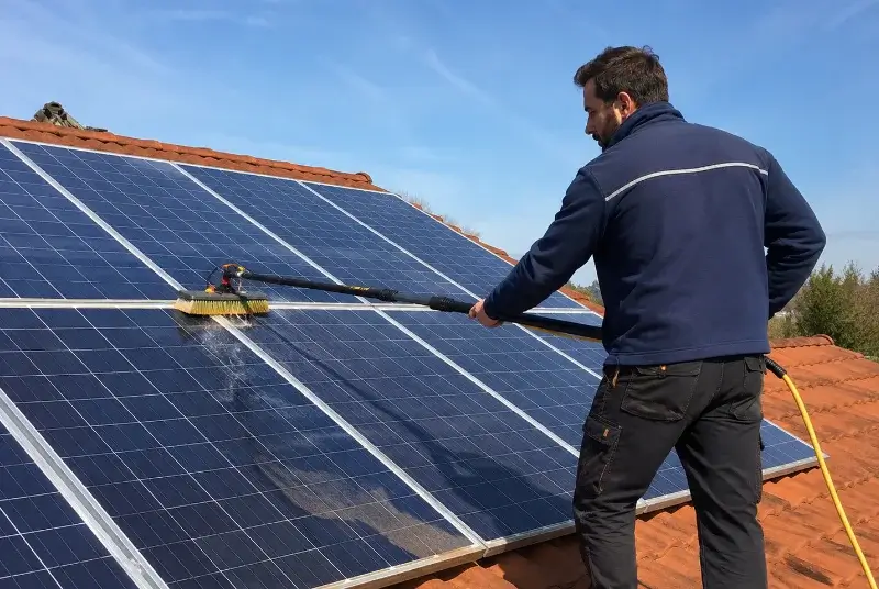 Nettoyage et entretien de panneaux solaires à Brignon