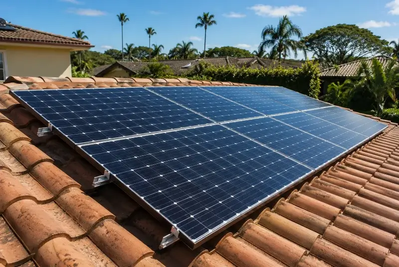 Installation de panneaux solaires à Brignon